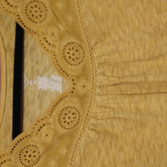 St John's Bay woman's size 2X capped sleeve v-neck cotton blend top - Picture 7 of 10